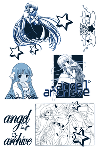 Angel Archive "Starry" Sticker Sheet [AA007]